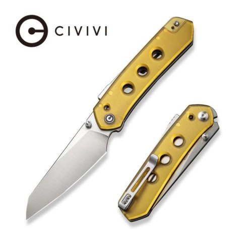 Nóż składany Civivi Vision FG Polished Ultem, Satin Nitro-V by Snecx Tan (C22036-5) Civivi by WE Knife