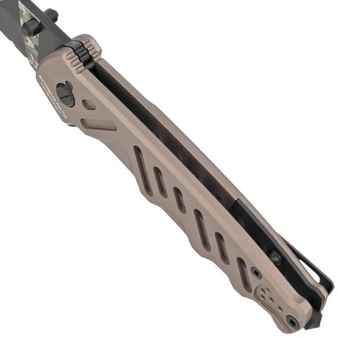 Nóż składany Extrema Ratio Caimano Nero N.A. Ranger LE No 074/250 Tactical Mud Aluminium, Geotech Camo N690 (04.1000.0166/BW/TM) Extrema Ratio