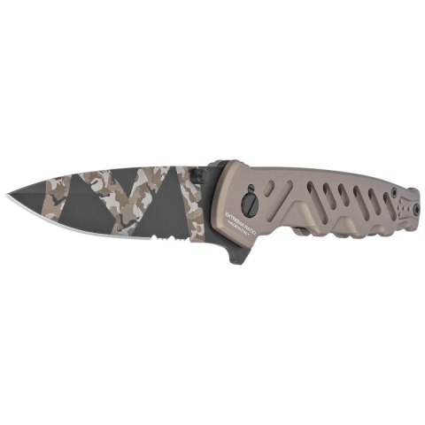 Nóż składany Extrema Ratio Caimano Nero N.A. Ranger LE No 096/250 Tactical Mud Aluminium, Geotech Camo N690 (04.1000.0166/BW/TM) Extrema Ratio