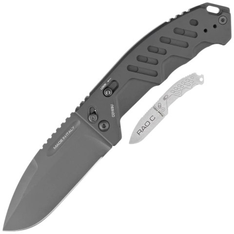 Nóż składany Extrema Ratio RAO C Black Aluminium, Black MIL-C N690 (04.1000.0176/BLK/BLK) Extrema Ratio