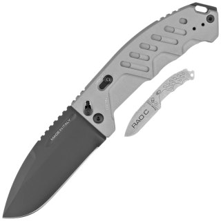 Nóż składany Extrema Ratio RAO C Tactical Grey Aluminium, Black MIL-C N690 (04.1000.0176/BLK/GRY) Extrema Ratio
