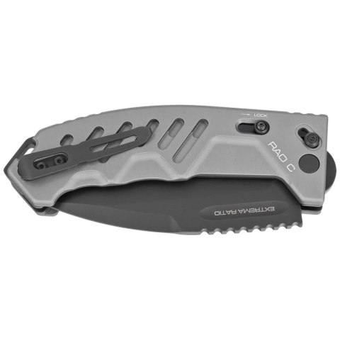 Nóż składany Extrema Ratio RAO C Tactical Grey Aluminium, Black MIL-C N690 (04.1000.0176/BLK/GRY) Extrema Ratio