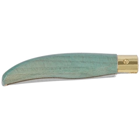 Nóż składany MAM Iberica S Turquoise Beech Wood, Brass HW, Satin (2010-TU) MAM