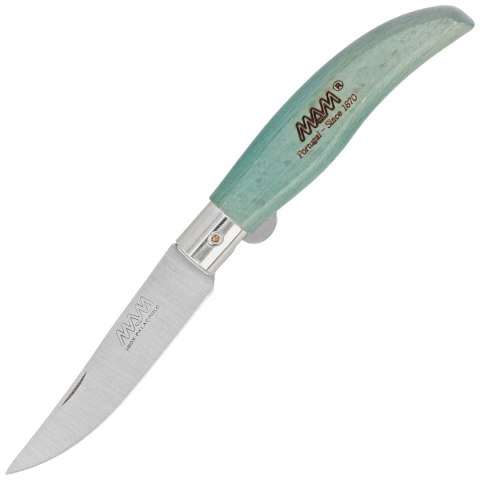 Nóż składany MAM Iberica S Blade Lock Turquoise Beech Wood, Inox HW, Satin 420 (2011-TU) MAM
