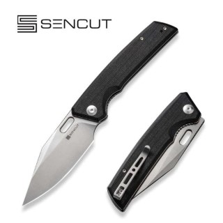 Nóż składany Sencut GlideStrike Black Canvas Micarta, Satin 9Cr18MoV (S23018-4) Sencut by We Knife