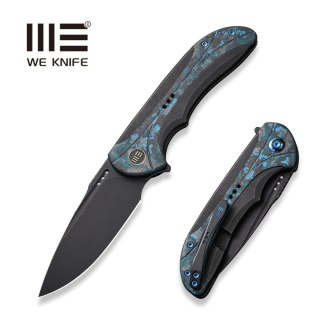 Nóż składany WE Knife Equivik Black Titanium/Arctic Storm Fat Carbon, Black Stonewashed CPM 20CV (WE23020-4) WE Knife