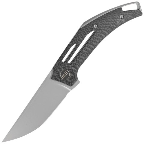 Nóż składany WE Knife Speedliner Twill Carbon Fiber, Silver Bead Blasted CPM 20CV by Tashi Bharucha (WE22045B-1) WE Knife