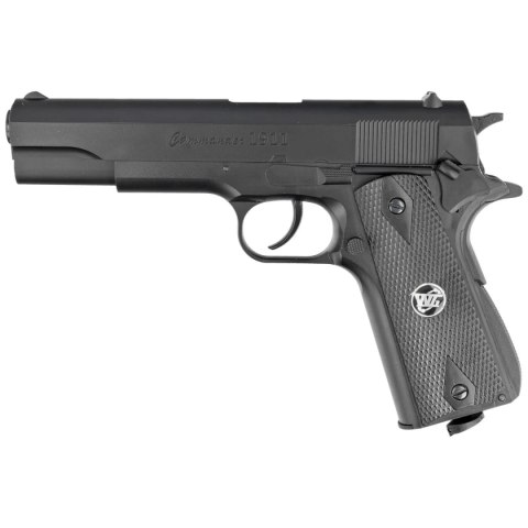Pistolet wiatrówka WinGun Colt 1911 Commander Black 4.5 mm, CO2 WinGun