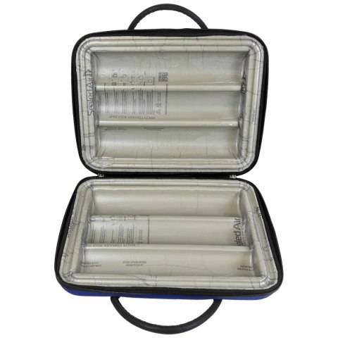 Pojemnik termiczny Thermobag 3-Piece Bottle Bag Blue Thermobag