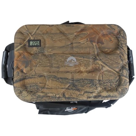 Pojemnik termiczny z termometrem Thermobag Picnic Bag With Pockets Camo Forest Thermobag