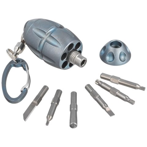 Brelok Multitool LionSteel Eggie Blue Titanium by Ruslan Sarychev (EG-BL) LionSteel