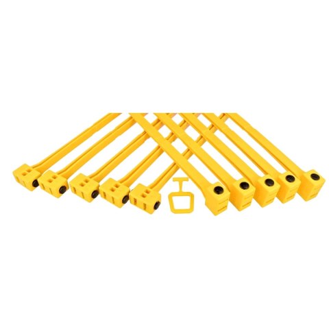 Kajdanki jednorazowe ASP Tri-Fold Yellow 10szt (56196) ASP Inc.
