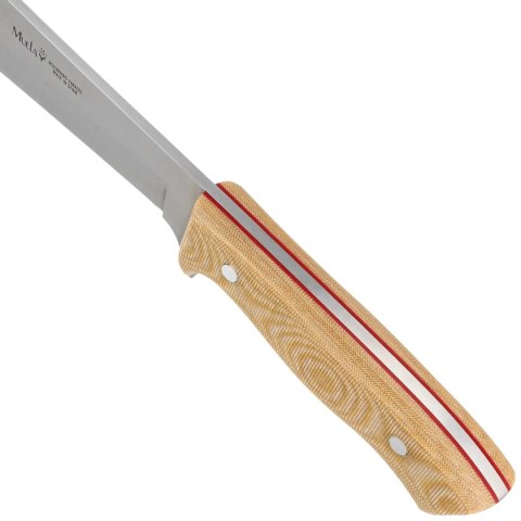 Maczeta Muela Machete-D Desert Canvas Micarta, Satin X50CrMoV15 Muela