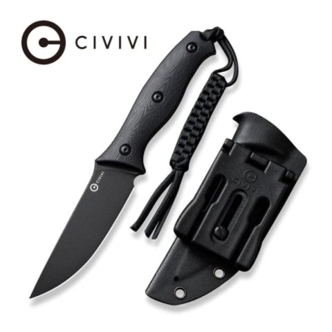 Nóż Civivi Stormridge Black G10, Black Stonewashed Nitro-V (C23041-1) Civivi by WE Knife