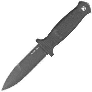 Nóż Demko Armiger 4 Spear Point Black TPR, Black Powder Coated 80CrV2 by Andrew Demko (ARM4-80CrV2-BLK-SPR) Demko Knives