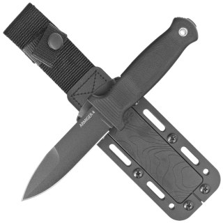 Nóż Demko Armiger 4 Spear Point Black TPR, Black Powder Coated 80CrV2 by Andrew Demko (ARM4-80CrV2-BLK-SPR) Demko Knives