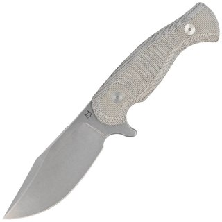 Nóż Fox Eastwood Tiger OD Green Canvas Micarta, Stonewashed Niolox by Gudy Van Poppel (FX-106 MIOD) FOX