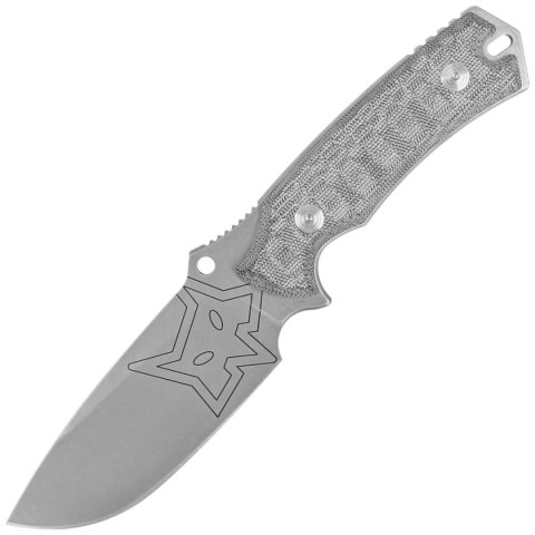Nóż Fox Oxylos Black Micarta, Stonewashed Becut (FX-616 MB) FOX