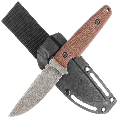 Nóż Za-Pas Handie Brown Micarta, Acid Stonewash NMV (HAN-ST-M-BR) Za-Pas