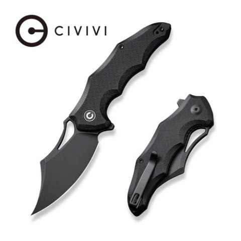 Nóż składany CIVIVI Chiro Black G10, Black Stonewashed 14C28N (C23046-1) Civivi by WE Knife
