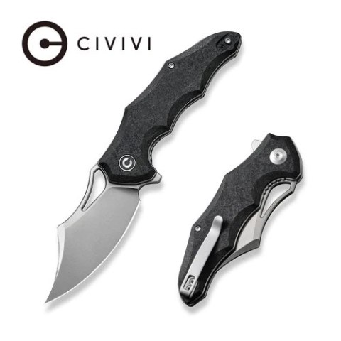Nóż składany CIVIVI Chiro Black Shredded G10, Satin 14C28N (C23046-3) Civivi by WE Knife