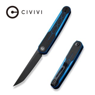 Nóż składany Civivi KwaiQ Blue/Black G10, Black Stonewashed Nitro-V by Rafal Brzeski (C23015-3) Civivi by WE Knife