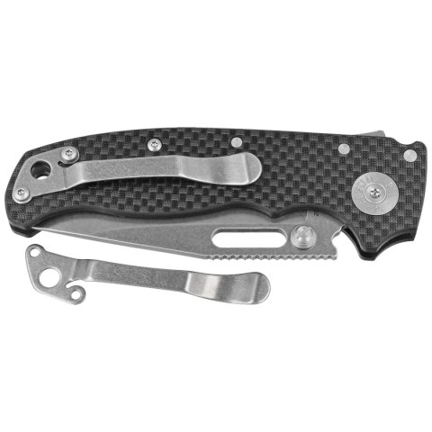Nóż składany Demko AD20.5 Clip Point Carbon Fiber, Stonewashed CPM 20CV by Andrew Demko (205-20CV-CARBON-CP) Demko Knives