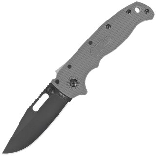 Nóż składany Demko AD20.5 Clip Point Grey Grivory, Black DLC D2 by Andrew Demko (205-D2-CP-DLC) Demko Knives