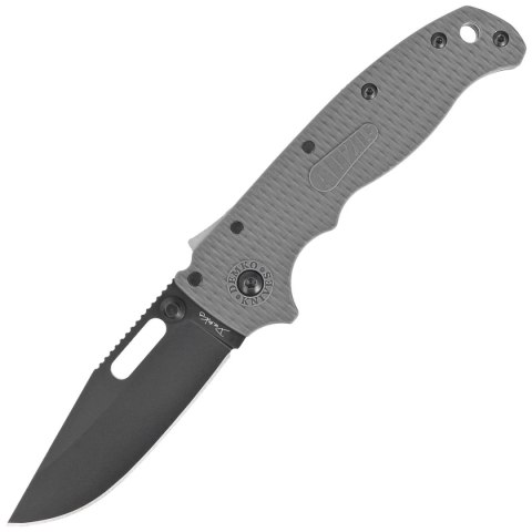 Nóż składany Demko AD20.5 Clip Point Grey Grivory, Black DLC D2 by Andrew Demko (205-D2-CP-DLC) Demko Knives