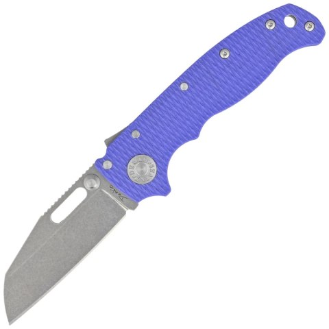 Nóż składany Demko AD20.5 Shark Foot Blue #2 G10, Stonewashed CPM 20CV by Andrew Demko (205-20CV-BLG10-SF) Demko Knives