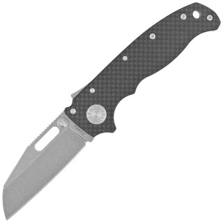 Nóż składany Demko AD20.5 Shark Foot Carbon Fiber, Stonewashed CPM 20CV by Andrew Demko (205-20CV-CARBON-SF) Demko Knives