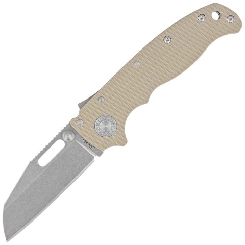 Nóż składany Demko AD20.5 Shark Foot Coyote Tan G10, Stonewashed CPM S35VN by Andrew Demko (205-S35-SFCT) Demko Knives