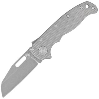 Nóż składany Demko AD20.5 Shark Foot Milled Titanium, Stonewashed CPM 20CV by Andrew Demko (205-20CV-TI-TEX-SF) Demko Knives