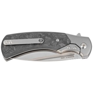 Nóż składany Fox 40th Anniversary Knife Marble Carbon Fiber, Satin M390 (FX-F2017) FOX