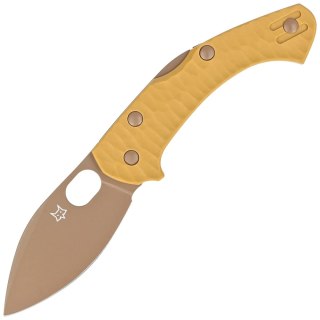 Nóż składany Fox Zero 2.0 Desert Warrior Coyote Tan FRN, Coyote Top Shield Becut by Jens Ansø (FX-311 CT) FOX