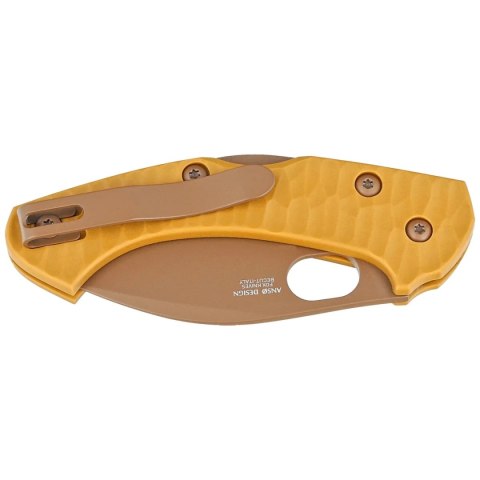 Nóż składany Fox Zero 2.0 Desert Warrior Coyote Tan FRN, Coyote Top Shield Becut by Jens Ansø (FX-311 CT) FOX