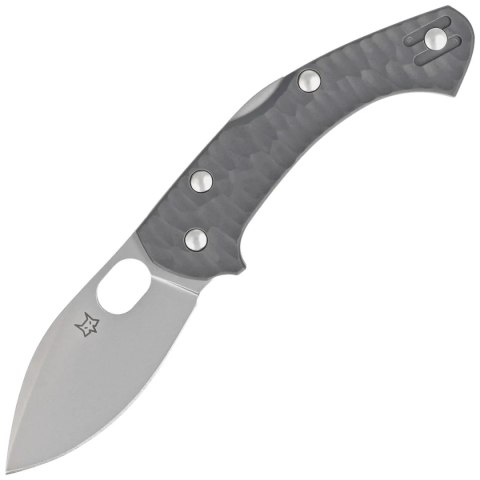 Nóż składany Fox Zero 2.0 Desert Warrior Gray FRN, Coarse Stonewashed Becut by Jens Ansø (FX-311 GY) FOX