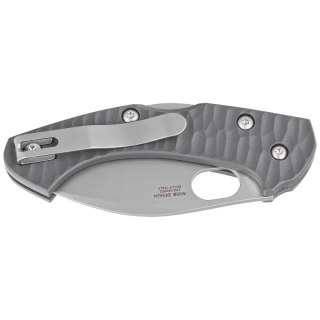 Nóż składany Fox Zero 2.0 Desert Warrior Gray FRN, Coarse Stonewashed Becut by Jens Ansø (FX-311 GY) FOX