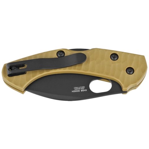 Nóż składany Fox Zero 2.0 Desert Warrior OD Green FRN, Black Top Shield Becut by Jens Ansø (FX-311 OD) FOX
