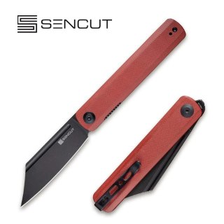 Nóż składany Sencut Bronte Burgundy G10, Black Stonewashed 9Cr18MoV (SA08D) Sencut by We Knife