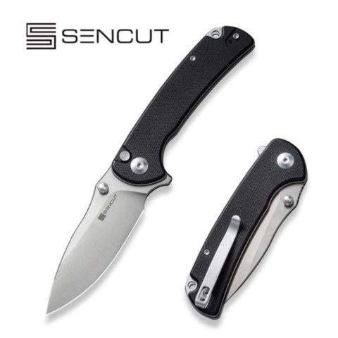 Nóż składany Sencut Pulsewave Black G10, Satin 9Cr18MoV (S23032-1) Sencut by We Knife