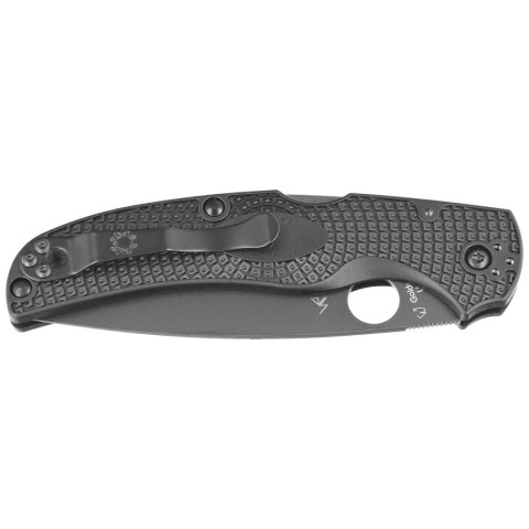 Nóż składany Spyderco Native Chief Black FRN, DLC CTS BD1N by Sal, Eric Glesser (C244PBBK) Spyderco Inc.
