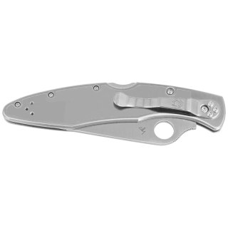 Nóż składany Spyderco Police Stainless Steel, Satin Combo VG-10 by Sal Glesser (C07PS) Spyderco Inc.
