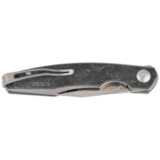 Nóż składany Viper Belone Titanium/Dark Matter Blue Fat Carbon, Satin M390 by Jesper Voxnæs (V5970TIFCB) Viper by Tecnocut