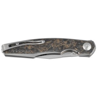 Nóż składany Viper Belone Titanium/Dark Matter Gold Fat Carbon, Satin M390 by Jesper Voxnæs (V5970TIFCG) Viper by Tecnocut