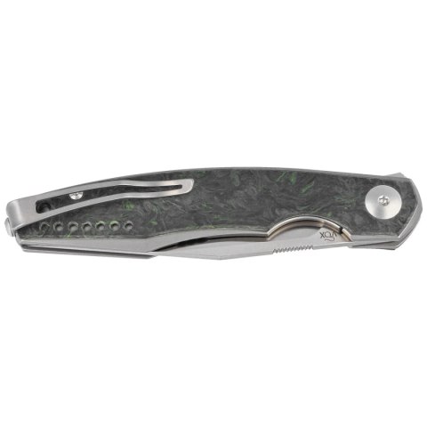 Nóż składany Viper Belone Titanium/Dark Matter Green Fat Carbon, Satin M390 by Jesper Voxnæs (V5970TIFCV) Viper by Tecnocut
