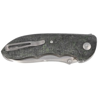 Nóż składany Viper Moon Dark Matter Green Fat Carbon, Satin MagnaCut by Fabrizio Silvestrelli (V6008FCV) Viper by Tecnocut