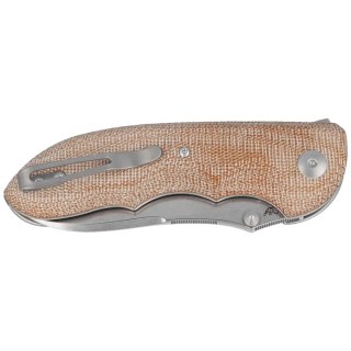 Nóż składany Viper Moon Natural Canvas Micarta, Stonewashed MagnaCut by Fabrizio Silvestrelli (V6010CN) Viper by Tecnocut