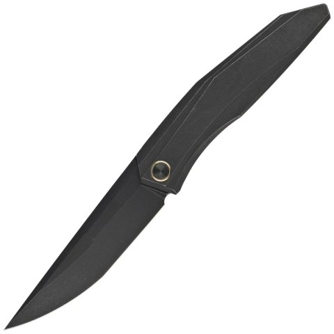 Nóż składany WE Knife Cybernetic LE No 117/205 Black Titanium, Black Stonewashed CPM 20CV (WE22033-1) WE Knife