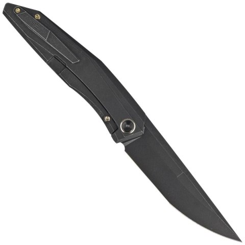 Nóż składany WE Knife Cybernetic LE No 117/205 Black Titanium, Black Stonewashed CPM 20CV (WE22033-1) WE Knife